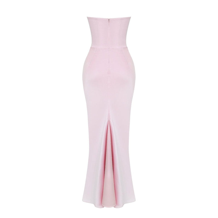 Sloane | Satin Corset Floor-Length Gown