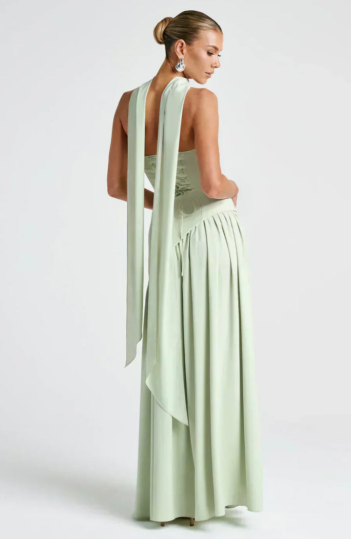 Mara | Strapless High-Slit Formal Maxi Dress