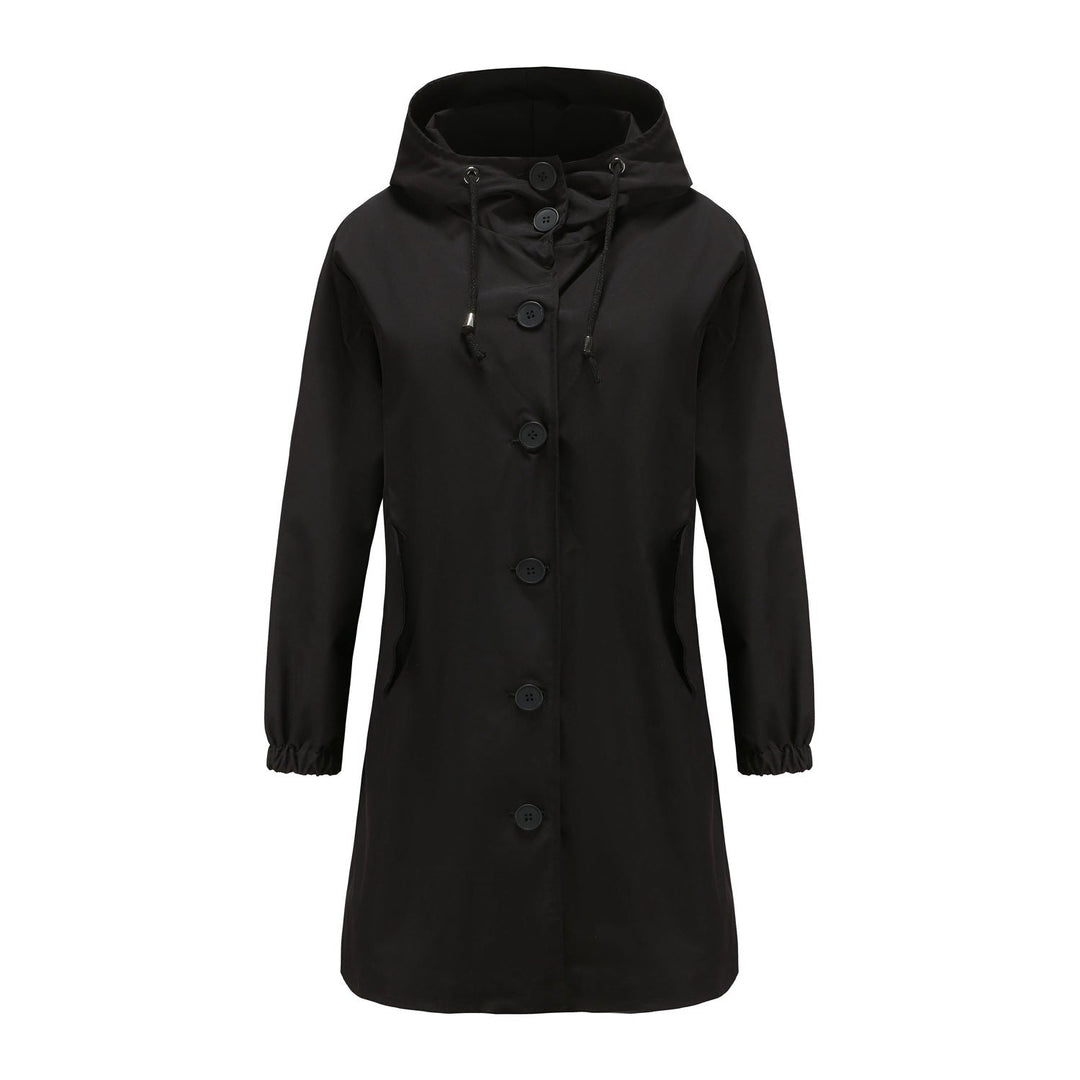 Olivia | Women's Hooded A-Line Coat