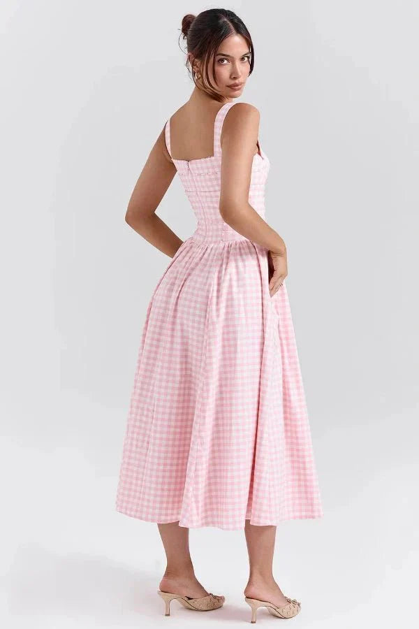 Bridie | Flowy Pleated Midi Sundress